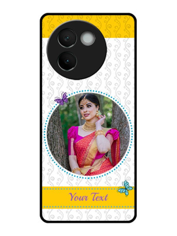 Custom Vivo V30E 5G Custom Glass Phone CaseGirls Premium Case Design