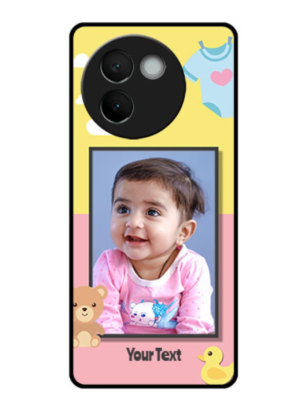Custom Vivo V30E 5G Custom Glass Phone CaseKids 2 Color Design