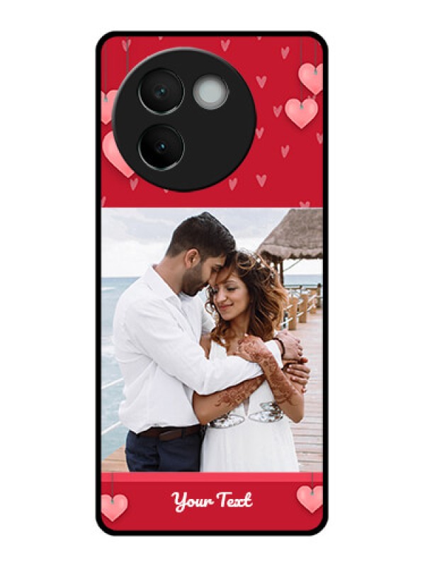 Custom Vivo V30E 5G Custom Glass Phone CaseValentines Day Design