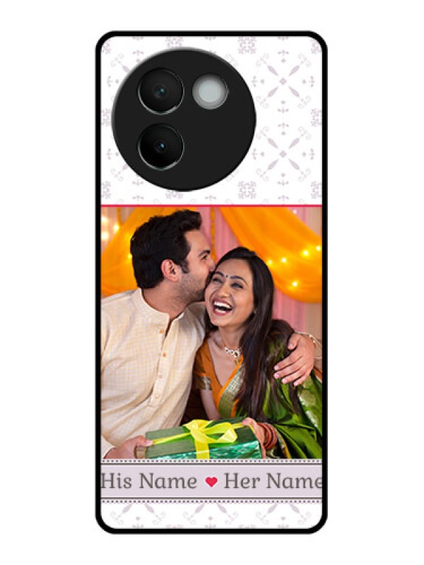 Custom Vivo V30E 5G Custom Glass Phone CaseWith Photo And Ethnic Design