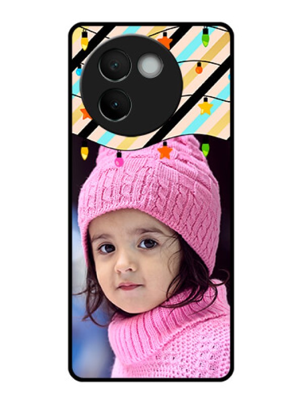Custom Vivo V30E 5G Custom Glass Phone CaseLights Hanging Design