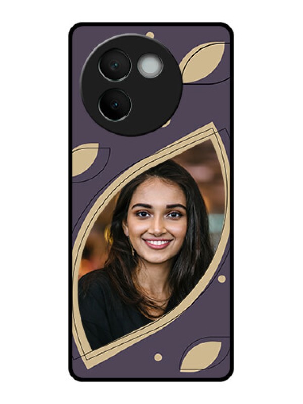 Custom Vivo V30E 5G Custom Glass Phone CaseFalling Leaf Design