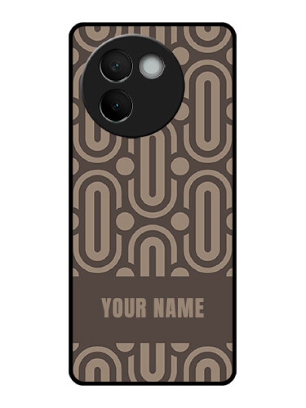 Custom Vivo V30E 5G Custom Glass Phone CaseCaptivating Zero Pattern Design