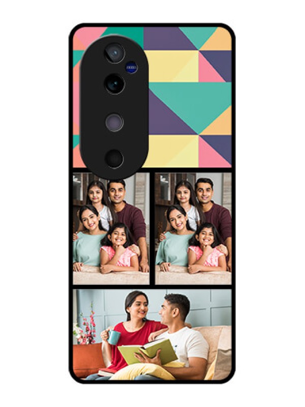 Custom Vivo V40 5G Custom Glass Phone CaseBulk Pic Upload Design