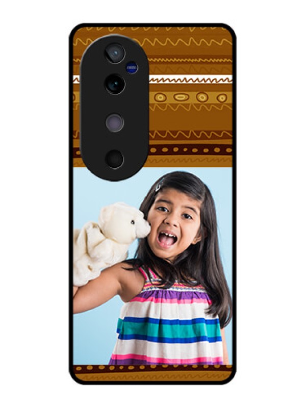 Custom Vivo V40 5G Custom Glass Phone CaseFriends Picture Upload Design