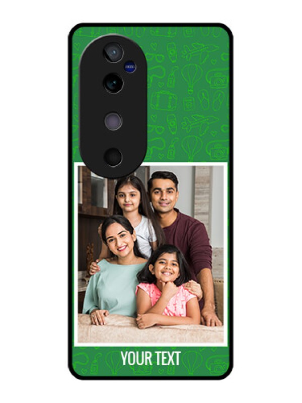 Custom Vivo V40 5G Custom Glass Phone CasePicture Upload Design