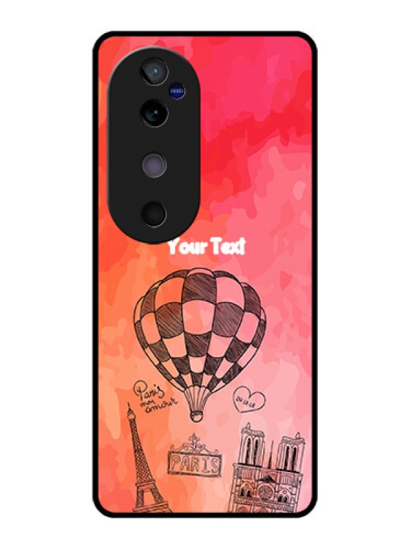 Custom Vivo V40 5G Custom Glass Phone CaseParis Theme Design