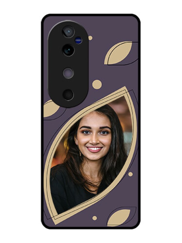 Custom Vivo V40 5G Custom Glass Phone CaseFalling Leaf Design