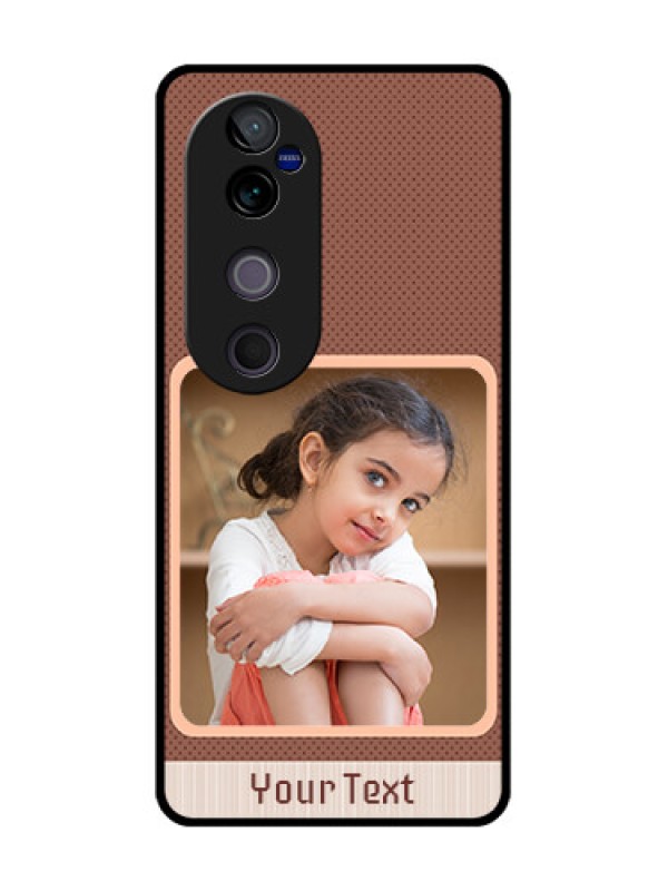 Custom Vivo V40 Pro 5G Custom Glass Phone CaseSimple Pic Upload Design