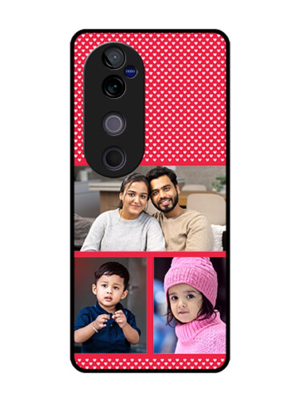Custom Vivo V40 Pro 5G Custom Glass Phone CaseBulk Photo Upload Design