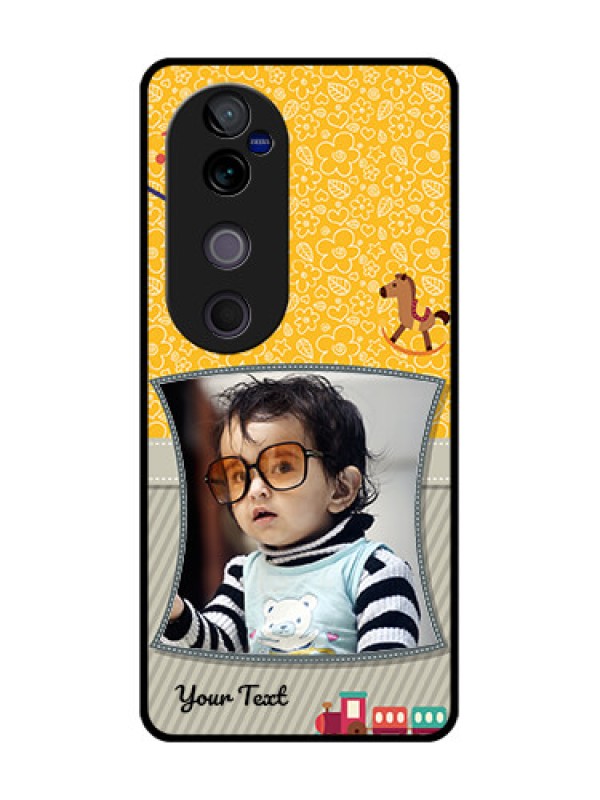 Custom Vivo V40 Pro 5G Custom Glass Phone CaseBaby Picture Upload Design
