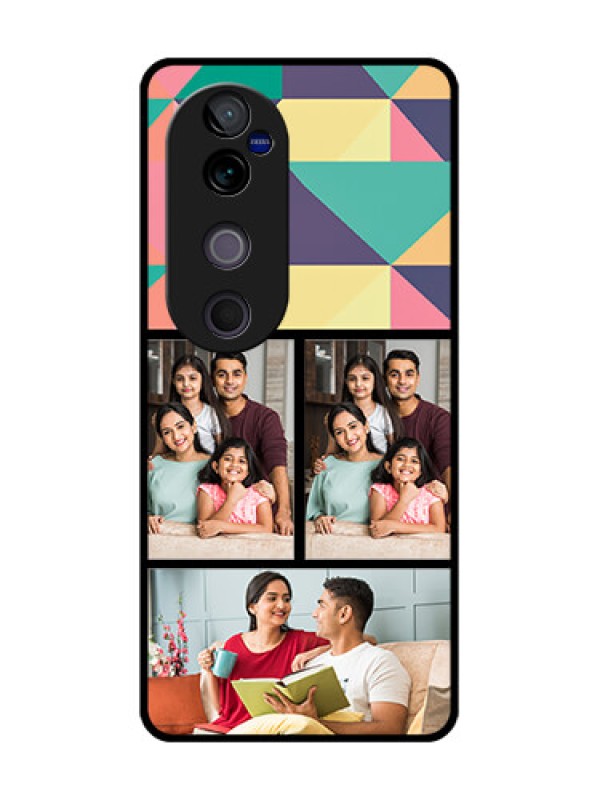 Custom Vivo V40 Pro 5G Custom Glass Phone CaseBulk Pic Upload Design