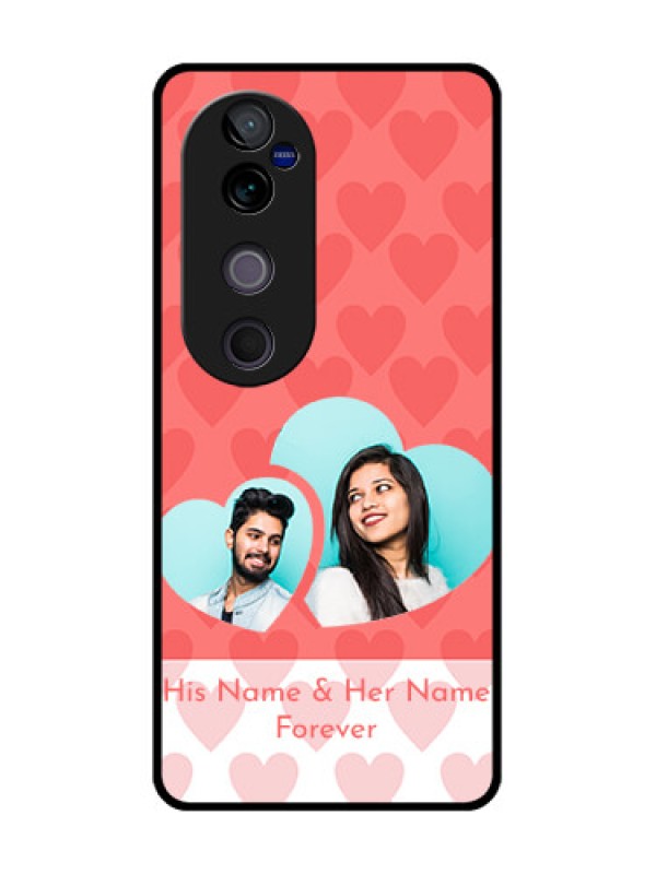 Custom Vivo V40 Pro 5G Custom Glass Phone CaseCouple Pic Upload Design