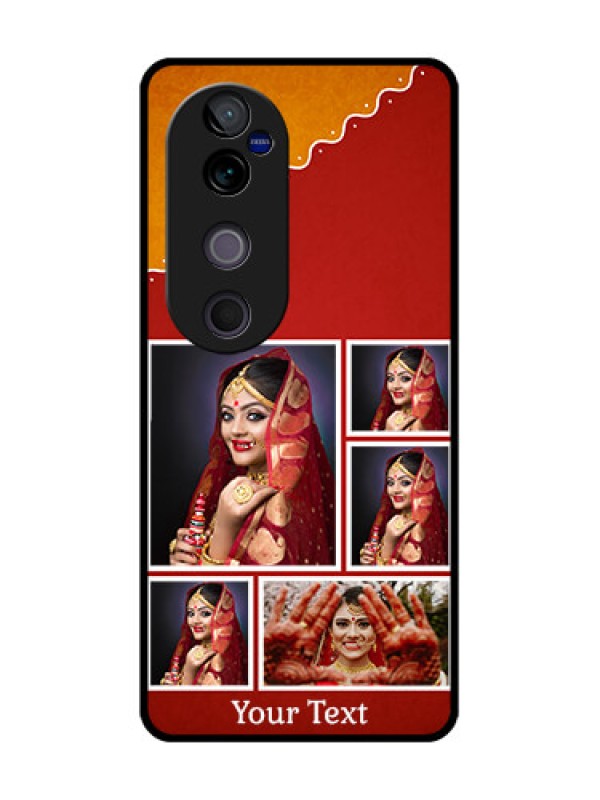 Custom Vivo V40 Pro 5G Custom Glass Phone CaseWedding Pic Upload Design