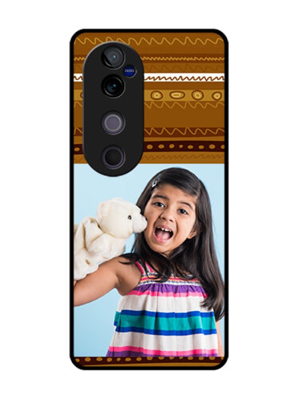 Custom Vivo V40 Pro 5G Custom Glass Phone CaseFriends Picture Upload Design