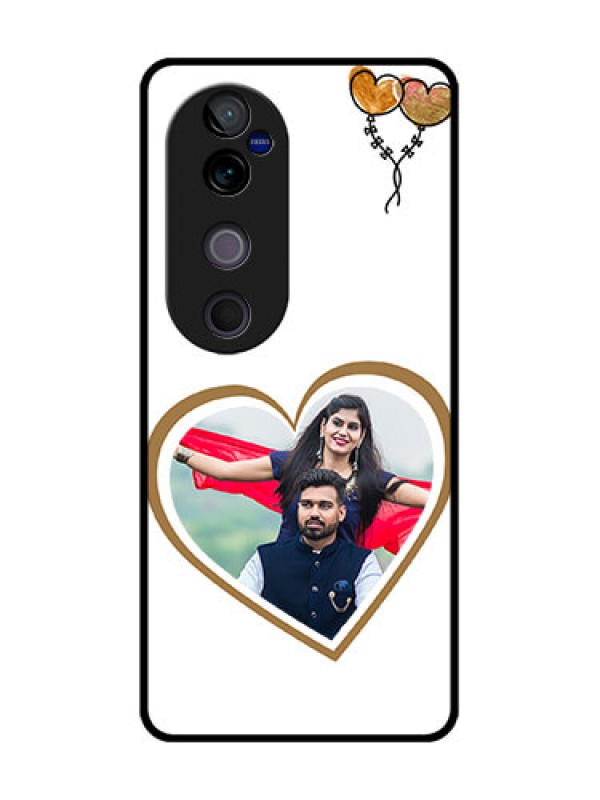 Custom Vivo V40 Pro 5G Custom Glass Phone CaseYou and Me Design