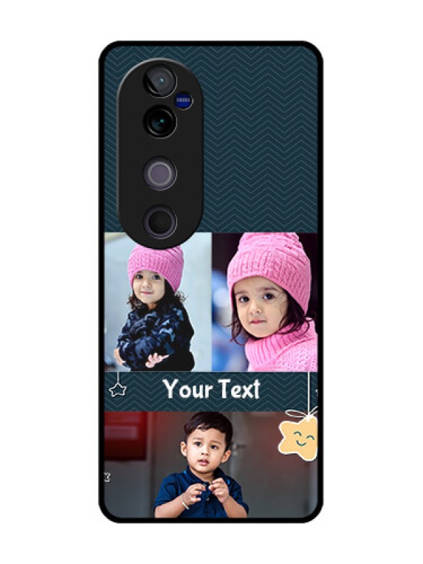 Custom Vivo V40 Pro 5G Custom Glass Phone CaseHanging Stars Design