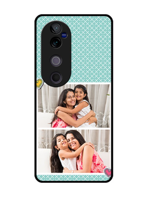 Custom Vivo V40 Pro 5G Custom Glass Phone Case2 Image Holder With Pattern Design