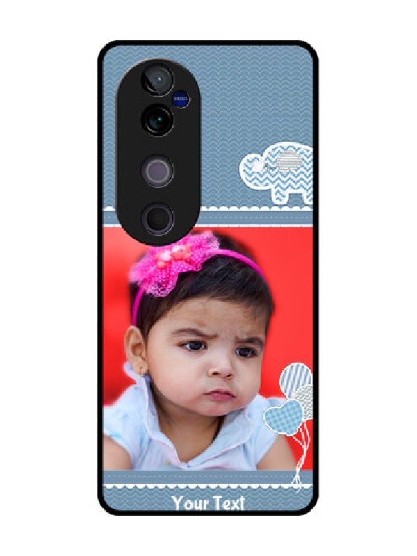 Custom Vivo V40 Pro 5G Custom Glass Phone CaseWith Kids Pattern Design