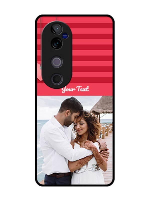 Custom Vivo V40 Pro 5G Custom Glass Phone CaseValentines Day Design