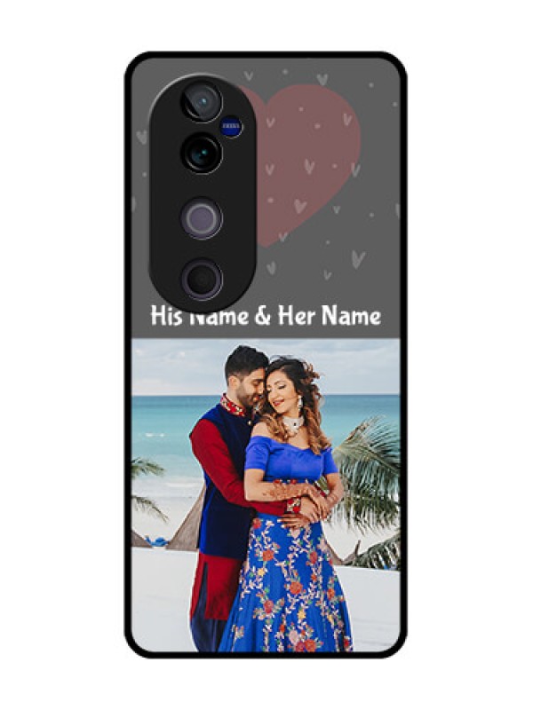 Custom Vivo V40 Pro 5G Custom Glass Phone CaseBuy Love Design With Photo Online