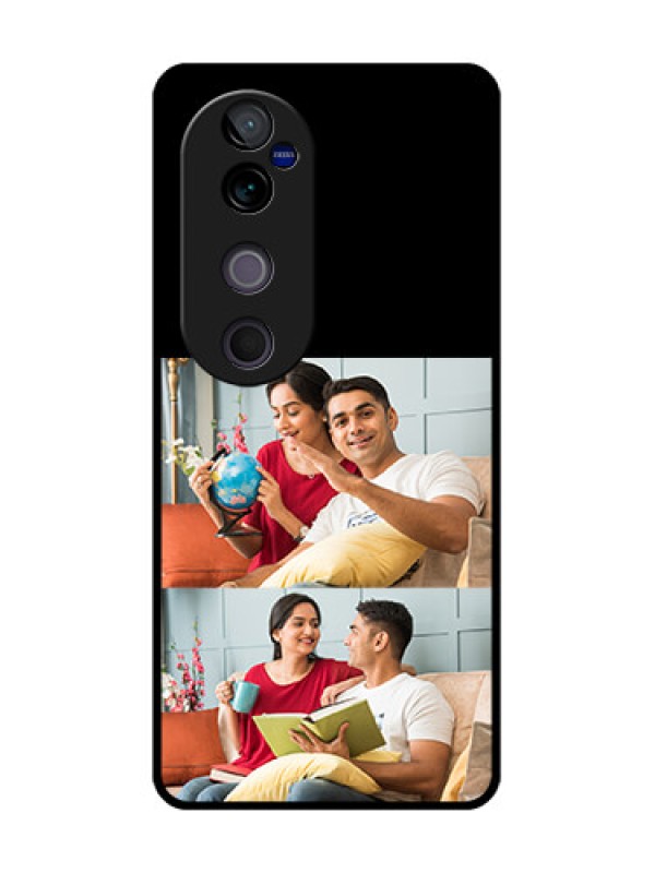 Custom Vivo V40 Pro 5G Custom Glass Phone Case2 Images Design
