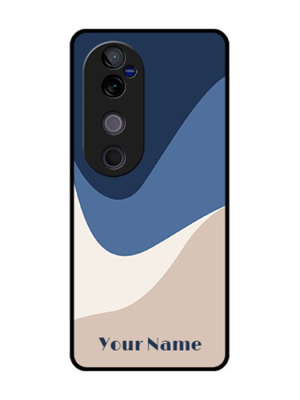 Custom Vivo V40 Pro 5G Custom Glass Phone CaseAbstract Drip Art Design