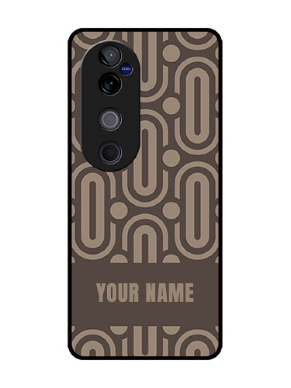Custom Vivo V40 Pro 5G Custom Glass Phone CaseCaptivating Zero Pattern Design