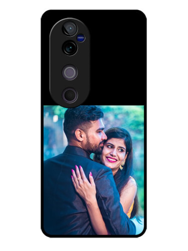 Custom Vivo V40 Pro 5G Custom Glass Phone Case - Upload Full Picture With Custom Color Design