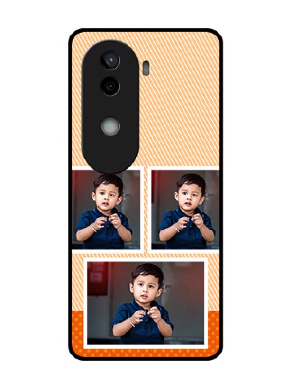Custom Vivo V40e 5G Custom Glass Phone CaseBulk Photos Upload Design