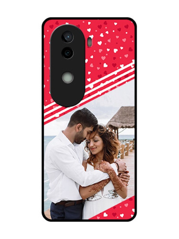Custom Vivo V40e 5G Custom Glass Phone CaseValentines Gift Design