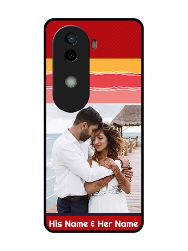 Custom Vivo V40e 5G Custom Glass Phone CaseColorful Case Design