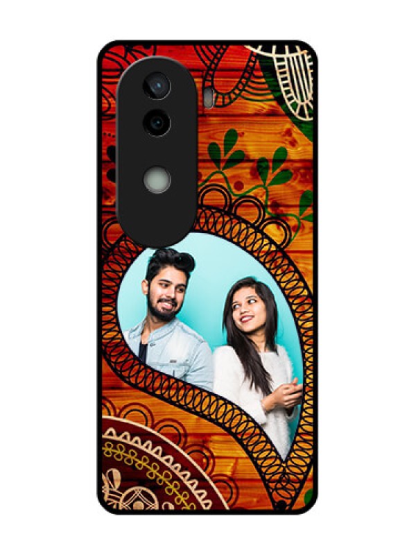 Custom Vivo V40e 5G Custom Glass Phone CaseAbstract Colorful Design
