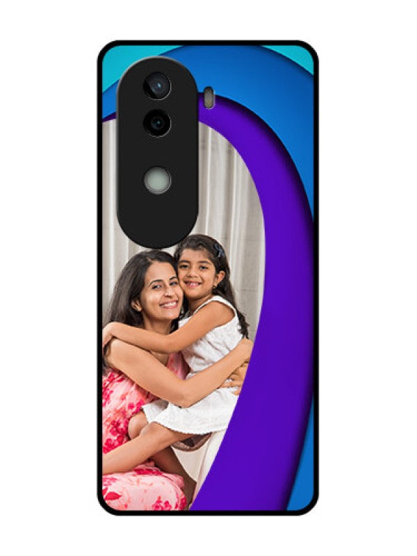 Custom Vivo V40e 5G Custom Glass Phone CaseSimple Pattern Design