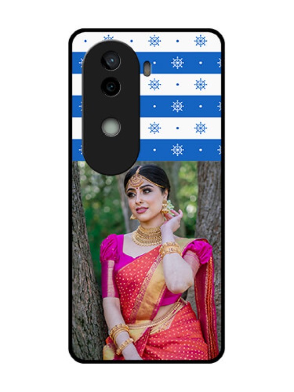 Custom Vivo V40e 5G Custom Glass Phone CaseSnow Pattern Design