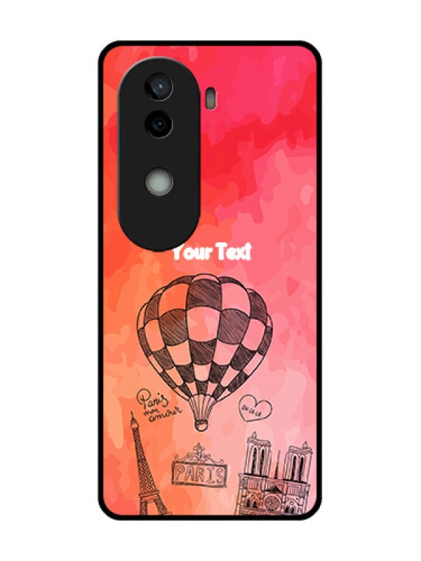 Custom Vivo V40e 5G Custom Glass Phone CaseParis Theme Design