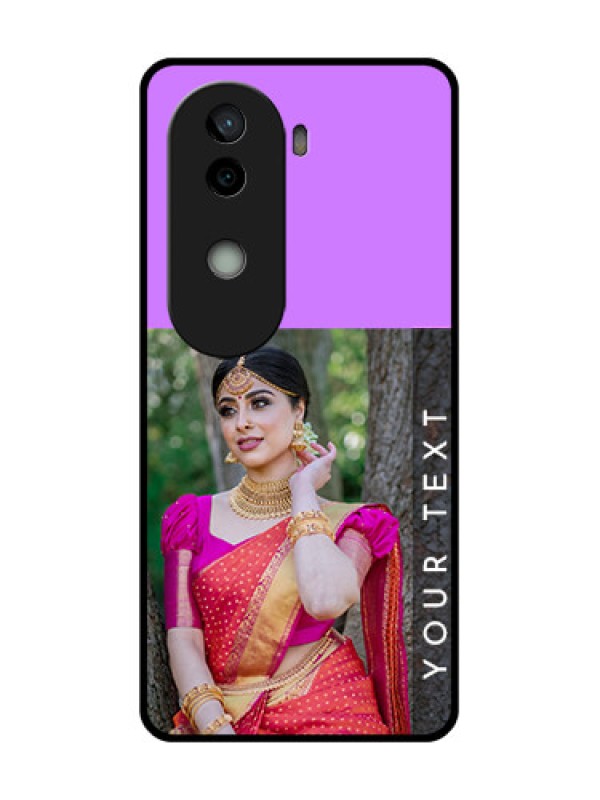 Custom Vivo V40e 5G Custom Glass Phone CaseBirthday Icons Design