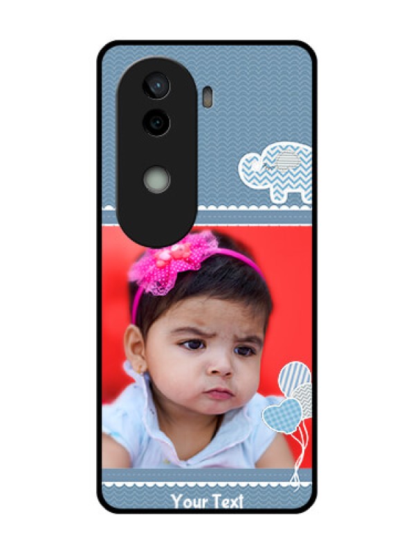 Custom Vivo V40e 5G Custom Glass Phone CaseWith Kids Pattern Design