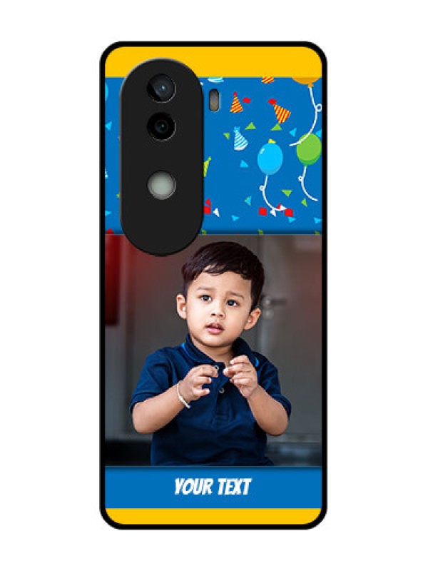Custom Vivo V40e 5G Custom Glass Phone CaseBirthday Wishes Design