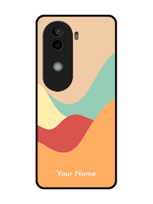 Custom Vivo V40e 5G Custom Glass Phone CaseOcean Waves Multi - Colour Design