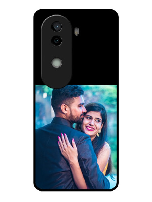 Custom Vivo V40E 5G Custom Glass Phone Case - Upload Full Picture With Custom Color Design