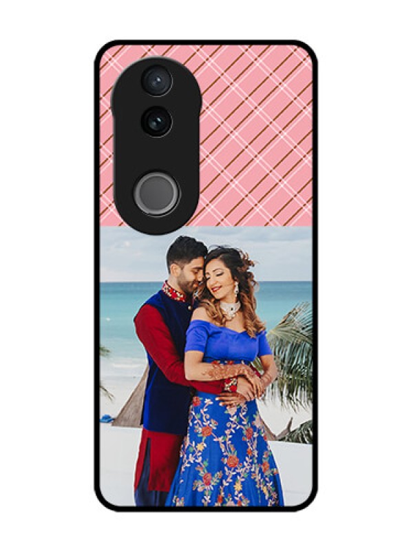Custom Vivo V50 5G Custom Glass Phone CaseTogether Forever Design
