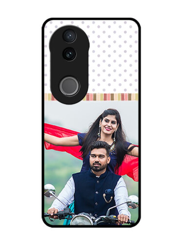 Custom Vivo V50e 5G Custom Glass Phone Case - Cute Family Design