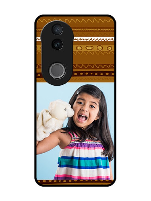 Custom Vivo V50e 5G Custom Glass Phone Case - Friends Picture Upload Design