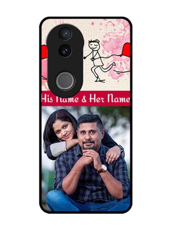 Custom Vivo V50e 5G Custom Glass Phone Case - You And Me Case Design