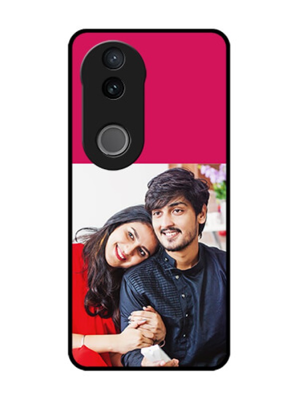 Custom Vivo V50e 5G Custom Glass Phone Case - Anniversary Cover Design