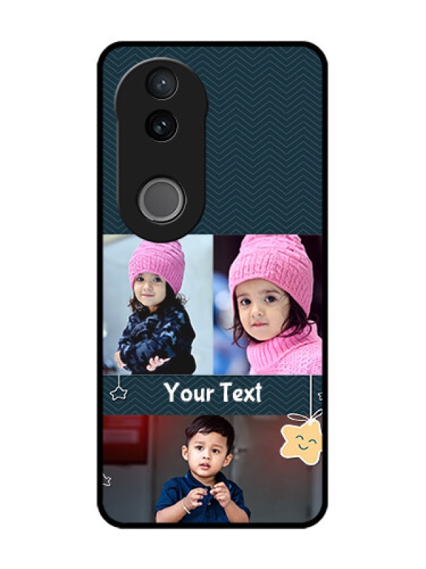 Custom Vivo V50e 5G Custom Glass Phone Case - Hanging Stars Design