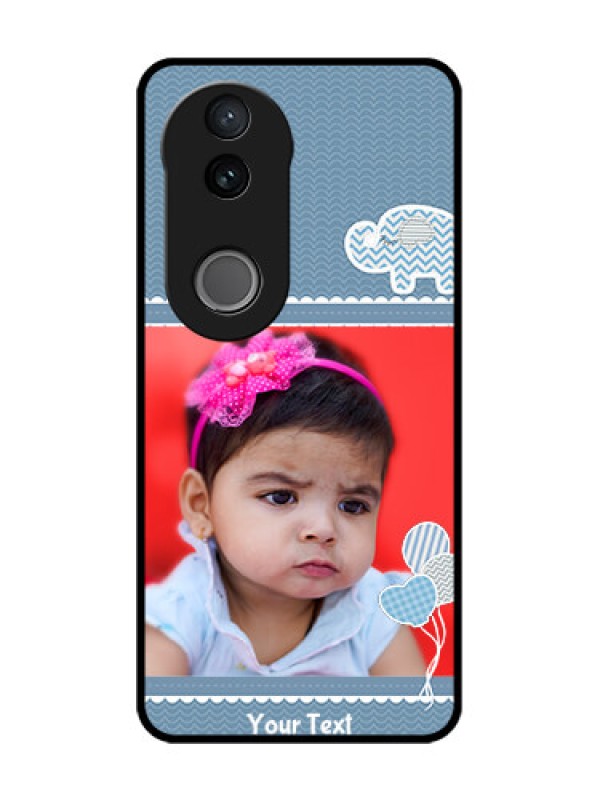 Custom Vivo V50e 5G Custom Glass Phone Case - With Kids Pattern Design