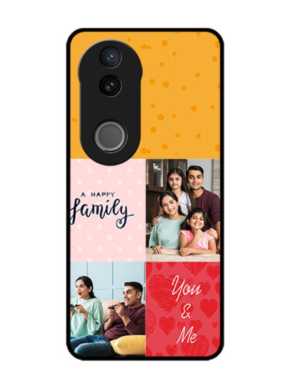 Custom Vivo V50e 5G Custom Glass Phone Case - Images With Quotes Design
