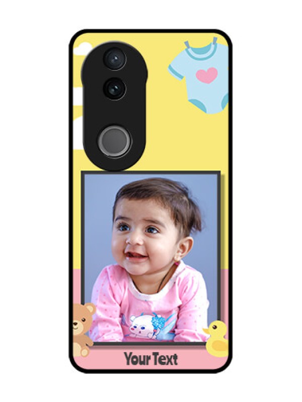 Custom Vivo V50e 5G Custom Glass Phone Case - Kids 2 Color Design